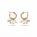 Pearl tassel earrings